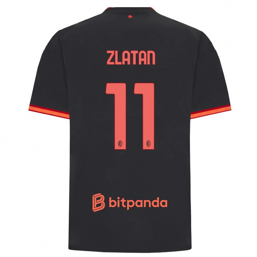 Danxen Herren Zlatan Ibrahimovic #11 Schwarz Rot Ausweichtrikot Trikot 2026/27 T-Shirt Österreich