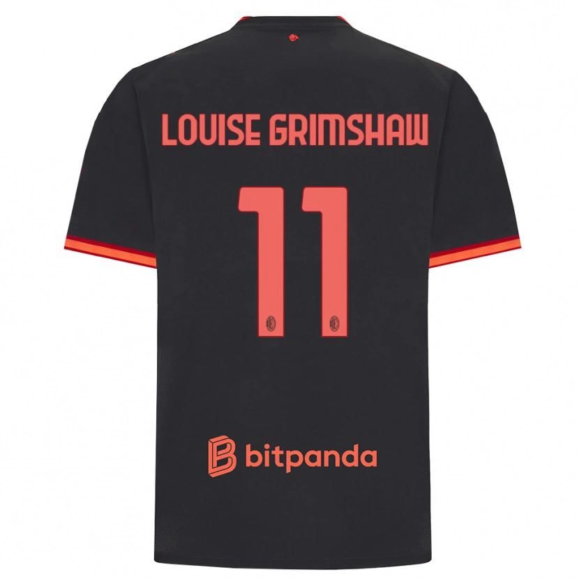 Danxen Herren Christy Louise Grimshaw #11 Schwarz Rot Ausweichtrikot Trikot 2026/27 T-Shirt Österreich