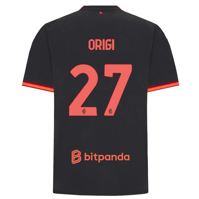 Danxen Herren Divock Origi #27 Schwarz Rot Ausweichtrikot Trikot 2026/27 T-Shirt Österreich