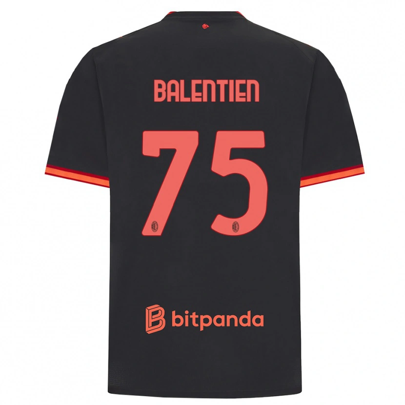 Danxen Herren Cheveyo Balentien #75 Schwarz Rot Ausweichtrikot Trikot 2026/27 T-Shirt Österreich