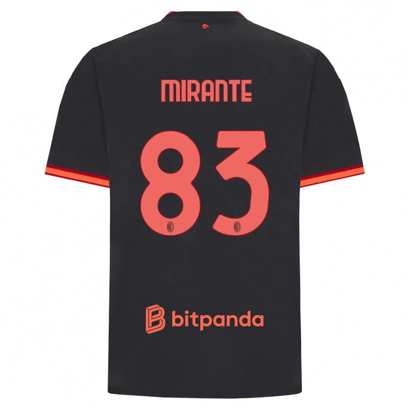 Danxen Herren Antonio Mirante #83 Schwarz Rot Ausweichtrikot Trikot 2026/27 T-Shirt Österreich