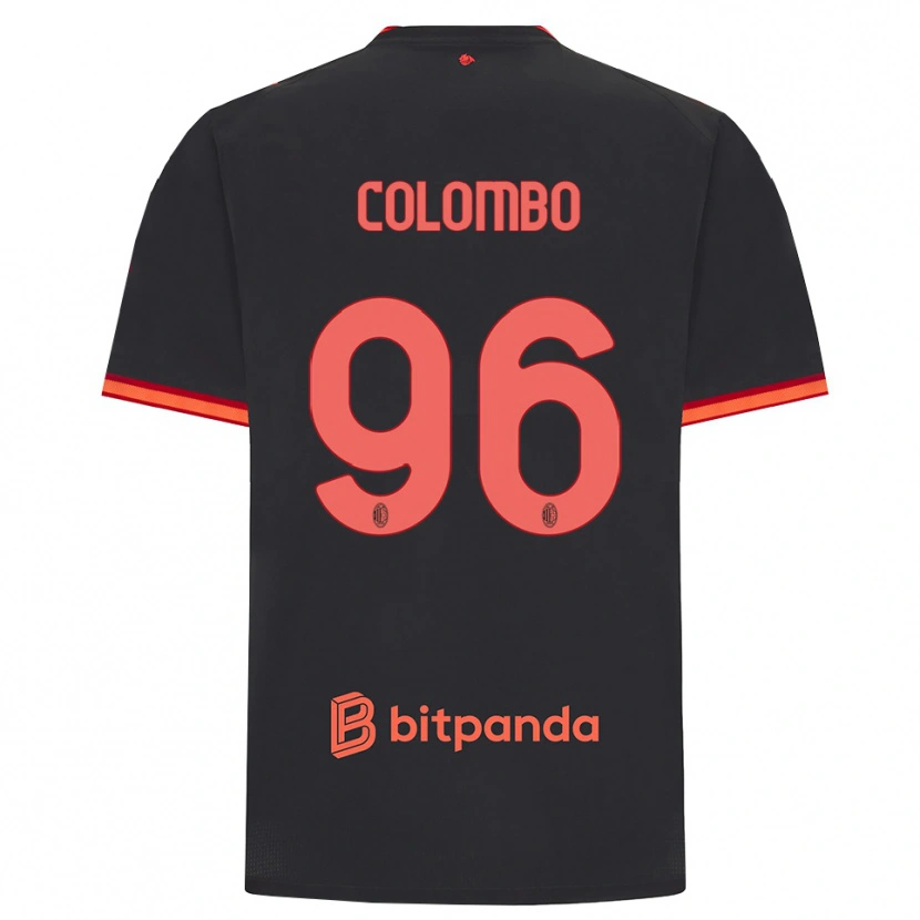 Danxen Herren Leonardo Colombo #96 Schwarz Rot Ausweichtrikot Trikot 2026/27 T-Shirt Österreich