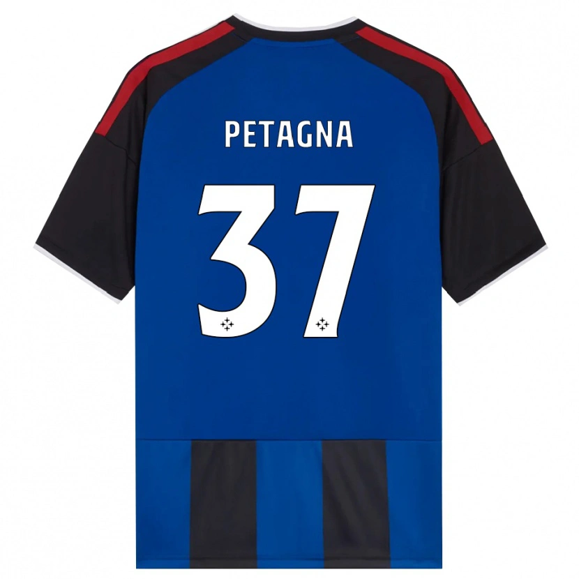 Danxen Herren Andrea Petagna #37 Schwarz Rot Weiß Blau Heimtrikot Trikot 2026/27 T-Shirt Österreich