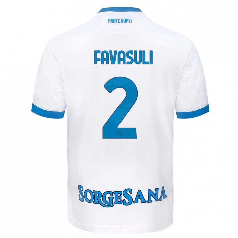 Danxen Herren Costantino Favasuli #2 Weiß Hellblau Auswärtstrikot Trikot 2026/27 T-Shirt Österreich