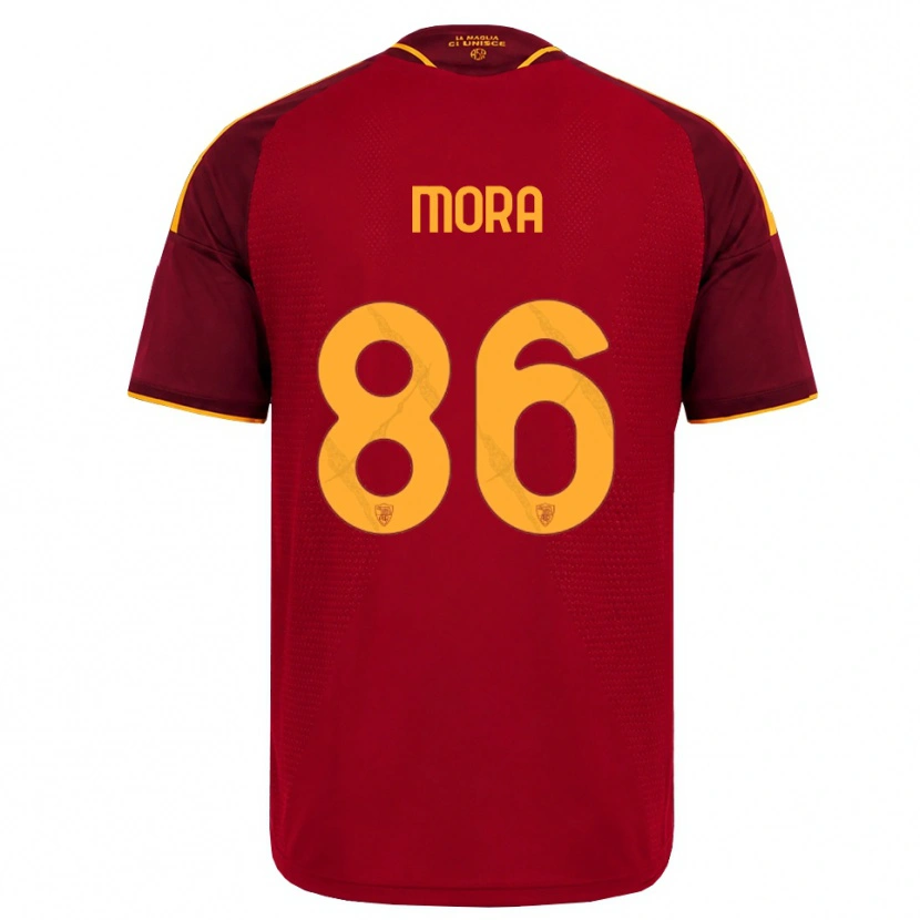 Danxen Damen Rodrigo Mora #86 Rot Gold Gelb Heimtrikot Trikot 2026/27 T-Shirt Österreich