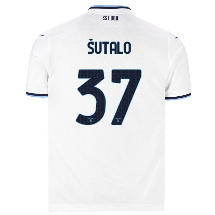 Danxen Damen Josip Sutalo #37 Weiß Dunkelblau Auswärtstrikot Trikot 2026/27 T-Shirt Österreich