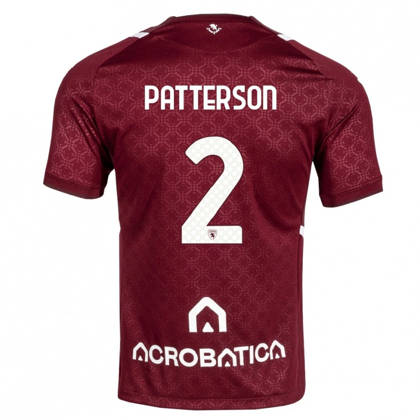 Danxen Damen Nathan Patterson #2 Burgund Weiß Heimtrikot Trikot 2026/27 T-Shirt Österreich