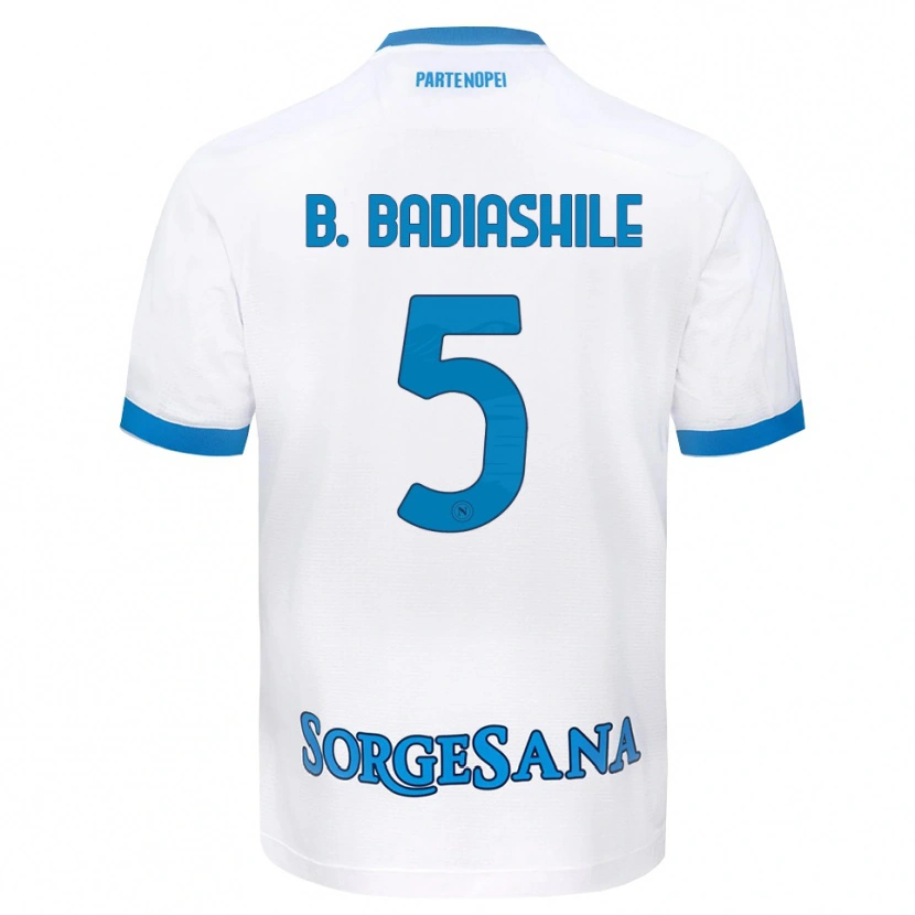 Danxen Damen Benoît Badiashile #5 Weiß Hellblau Auswärtstrikot Trikot 2026/27 T-Shirt Österreich