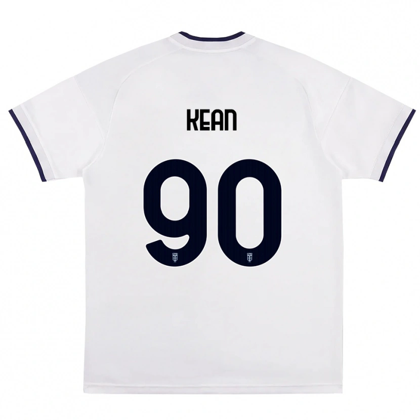 Danxen Damen Moise Kean #90 Weiß Rot Königsblau Auswärtstrikot Trikot 2026/27 T-Shirt Österreich
