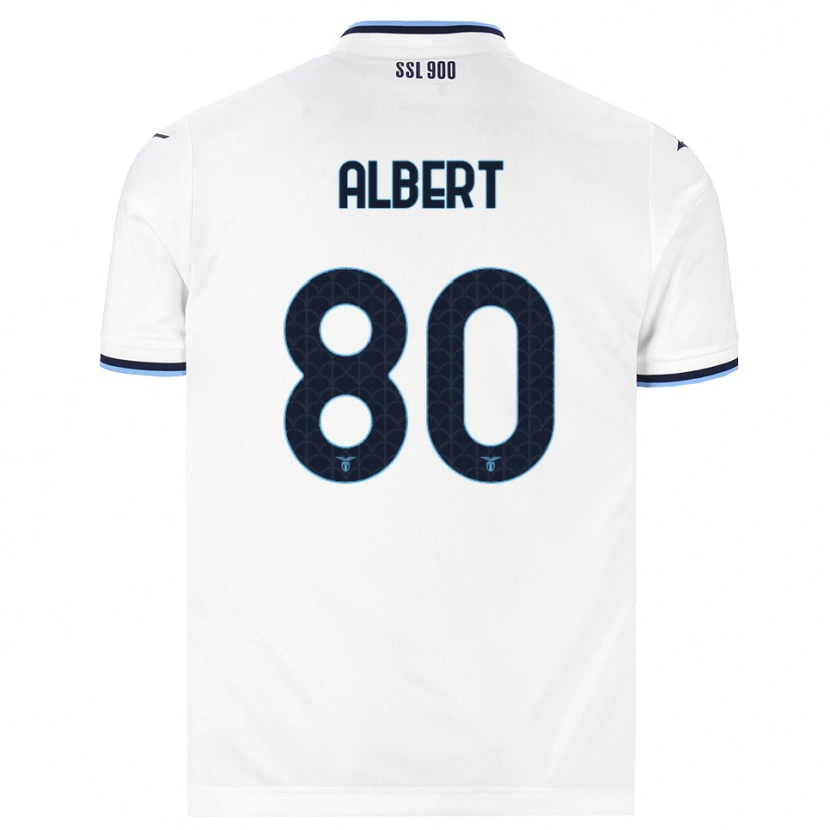 Danxen Damen Albert Gudmundsson #80 Weiß Dunkelblau Auswärtstrikot Trikot 2026/27 T-Shirt Österreich