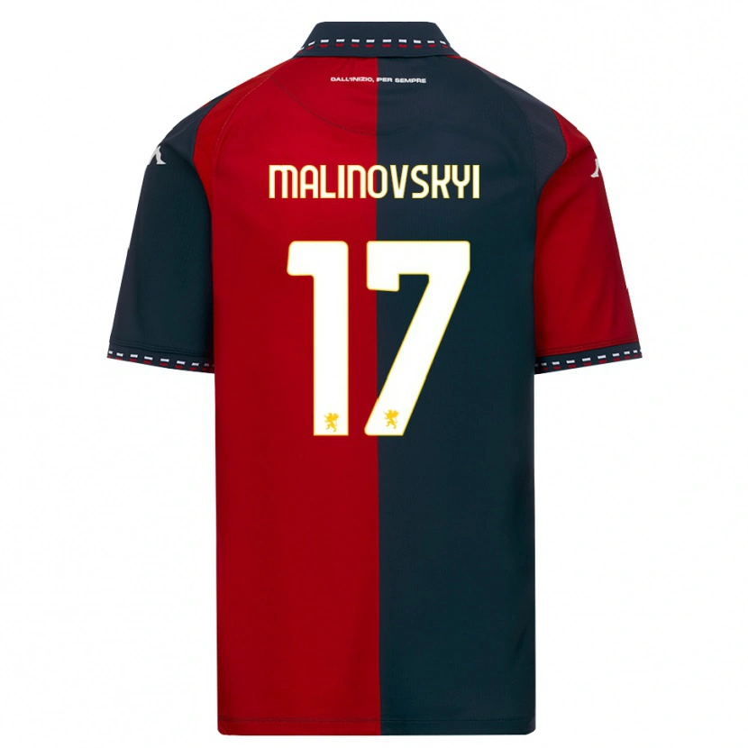 Danxen Damen Ruslan Malinovskyi #17 Rot Schwarz Weiß Heimtrikot Trikot 2026/27 T-Shirt Österreich