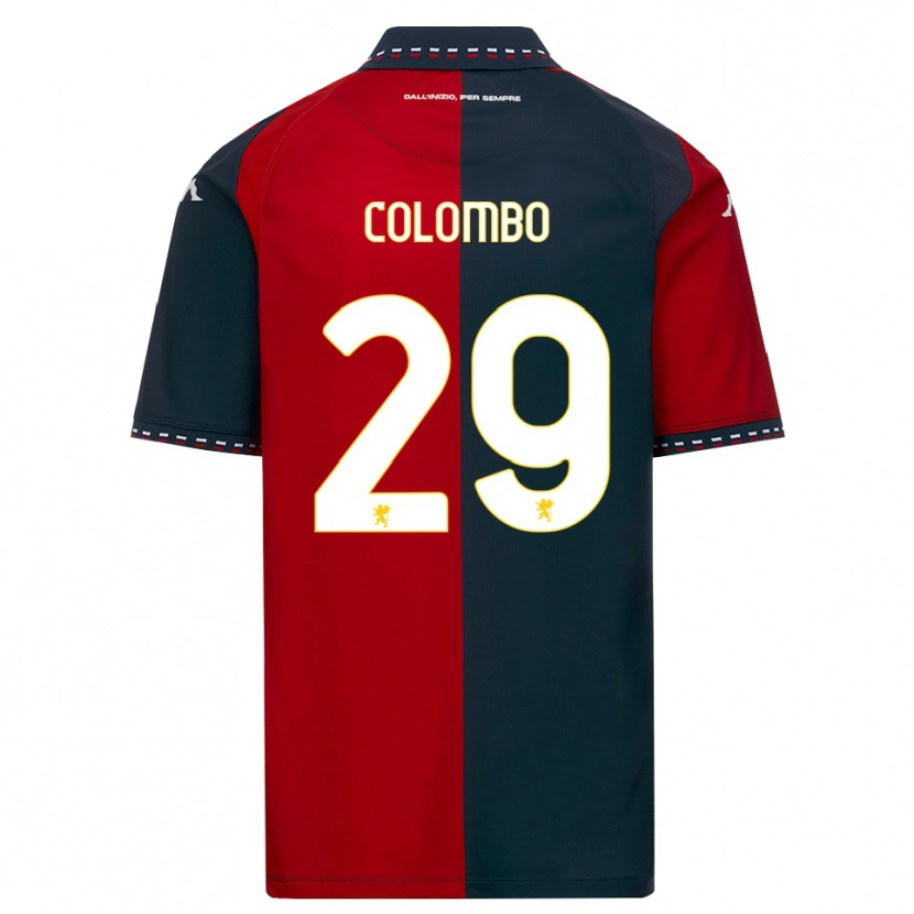 Danxen Damen Lorenzo Colombo #29 Rot Schwarz Weiß Heimtrikot Trikot 2026/27 T-Shirt Österreich