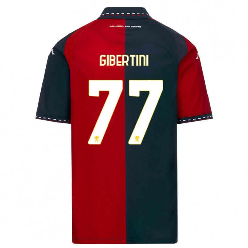 Danxen Damen Matteo Gibertini #77 Rot Schwarz Weiß Heimtrikot Trikot 2026/27 T-Shirt Österreich