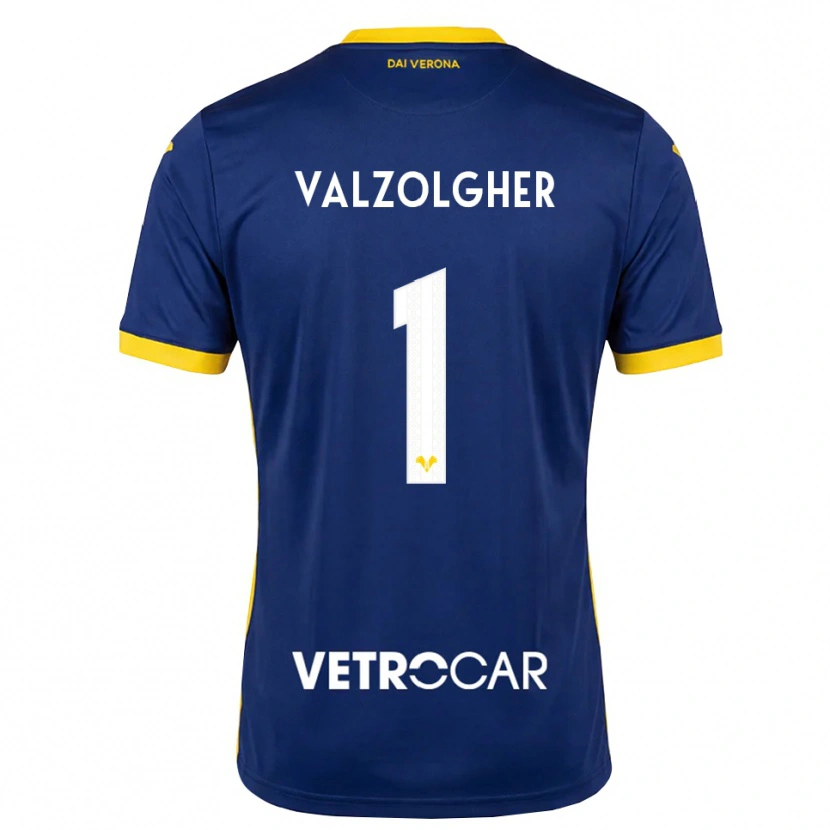 Danxen Damen Chiara Valzolgher #1 Königsblau Gelb Weiß Heimtrikot Trikot 2026/27 T-Shirt Österreich