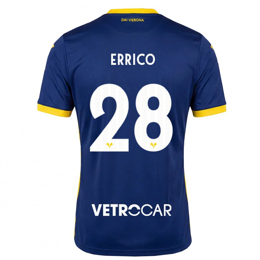 Danxen Damen Emma Raffaella Errico #28 Königsblau Gelb Weiß Heimtrikot Trikot 2026/27 T-Shirt Österreich