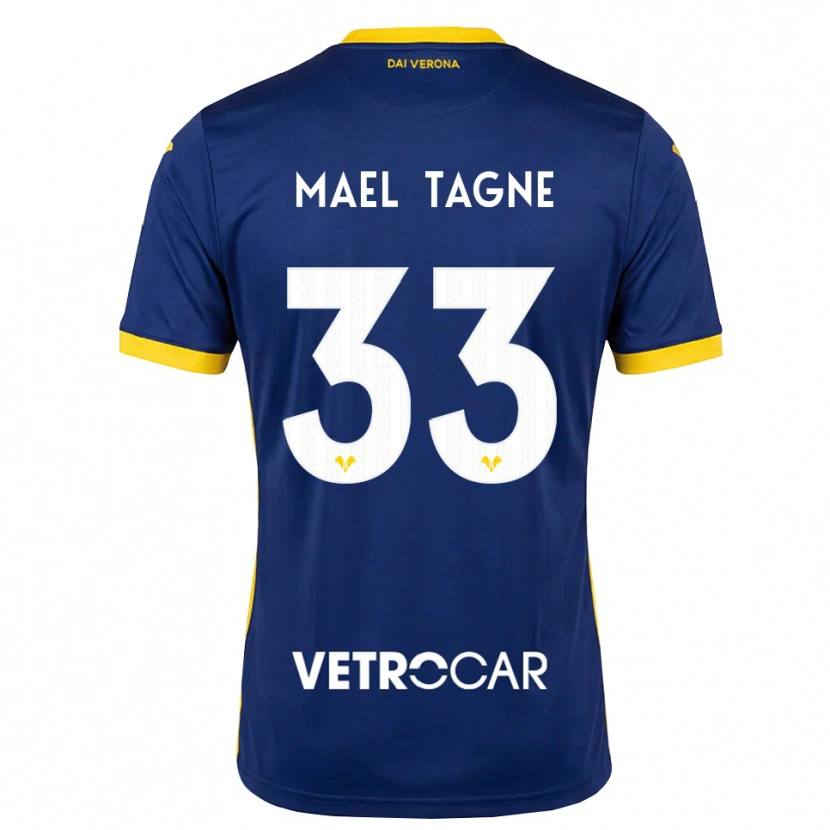 Danxen Damen Noe Mael Tagne #33 Königsblau Gelb Weiß Heimtrikot Trikot 2026/27 T-Shirt Österreich