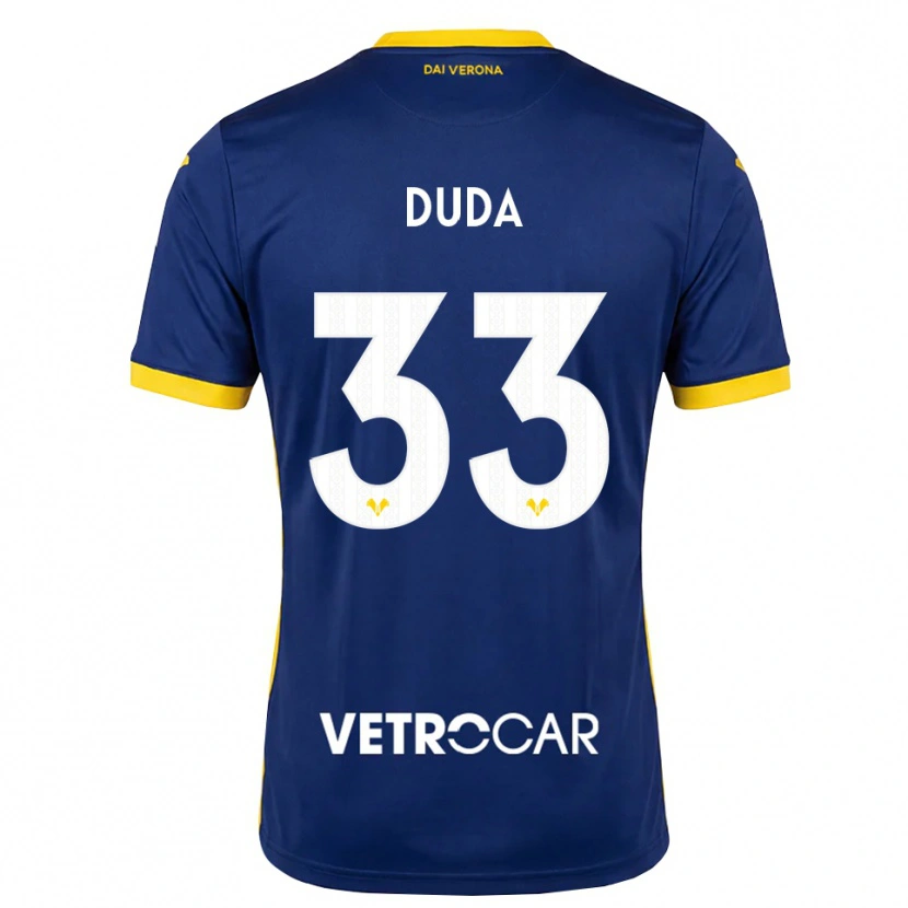 Danxen Damen Ondrej Duda #33 Königsblau Gelb Weiß Heimtrikot Trikot 2026/27 T-Shirt Österreich