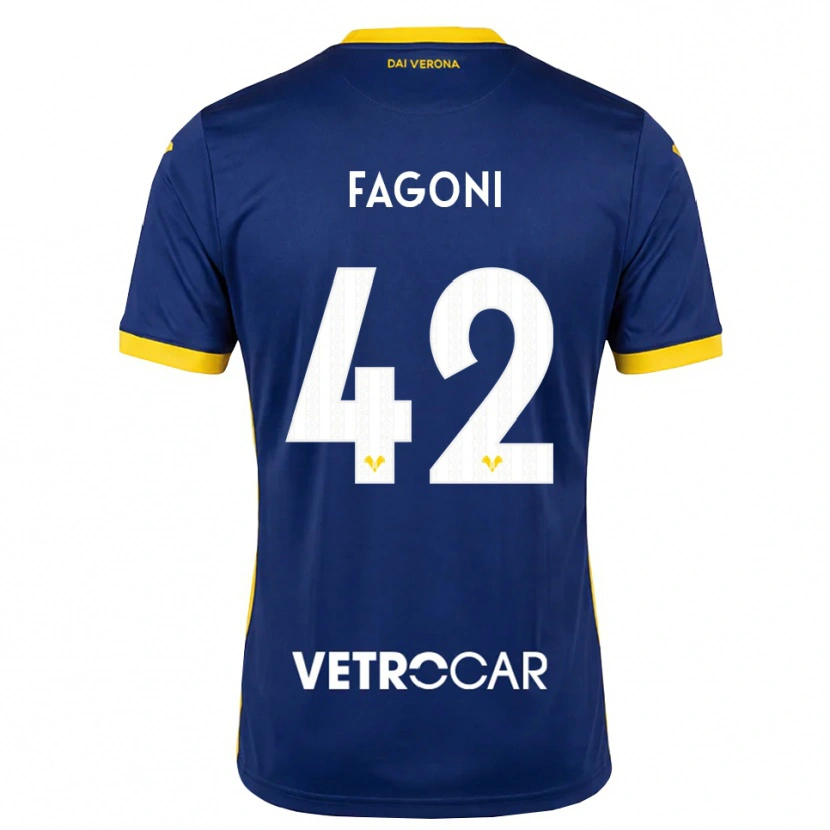 Danxen Damen Marco Fagoni #42 Königsblau Gelb Weiß Heimtrikot Trikot 2026/27 T-Shirt Österreich