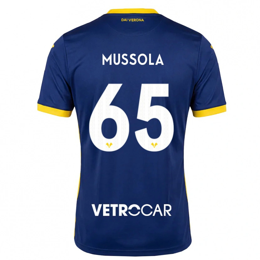 Danxen Damen Matteo Mussola #65 Königsblau Gelb Weiß Heimtrikot Trikot 2026/27 T-Shirt Österreich