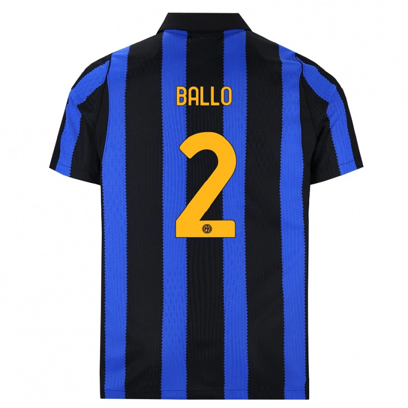 Danxen Damen Lamine Ballo #2 Schwarz Blau Gelb Heimtrikot Trikot 2026/27 T-Shirt Österreich