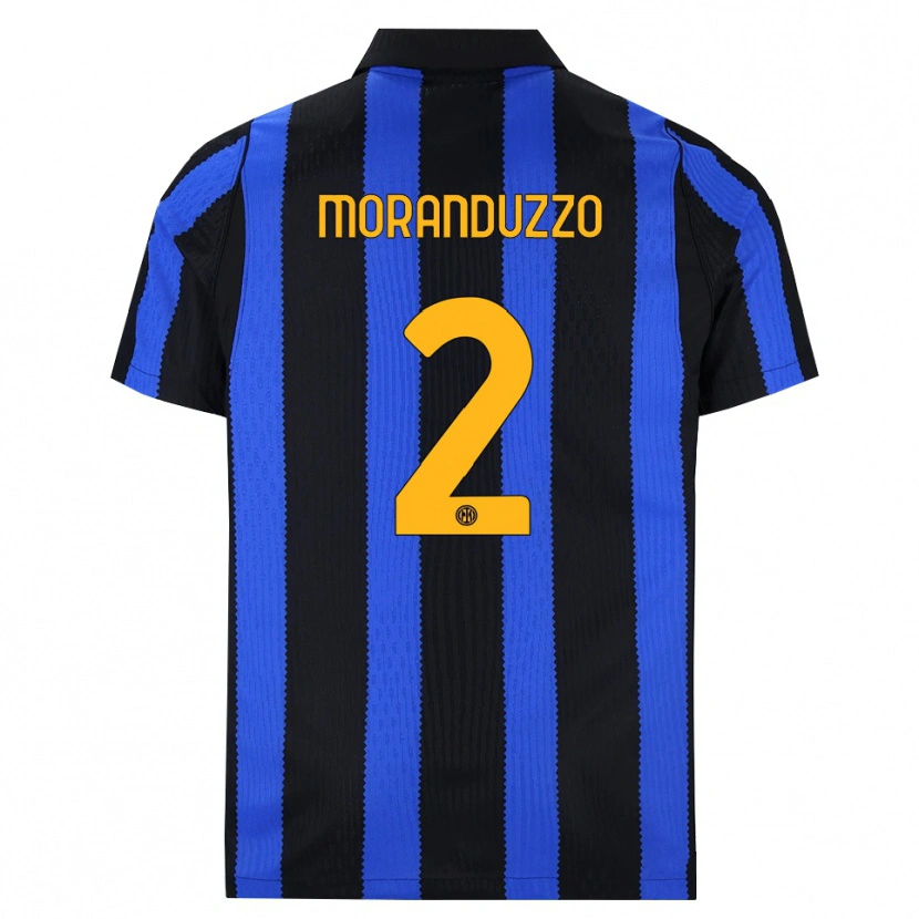 Danxen Damen Nicolo Moranduzzo #2 Schwarz Blau Gelb Heimtrikot Trikot 2026/27 T-Shirt Österreich