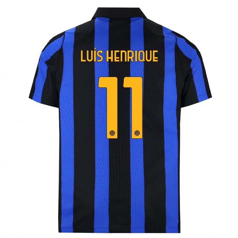 Danxen Damen Luis Henrique #11 Schwarz Blau Gelb Heimtrikot Trikot 2026/27 T-Shirt Österreich