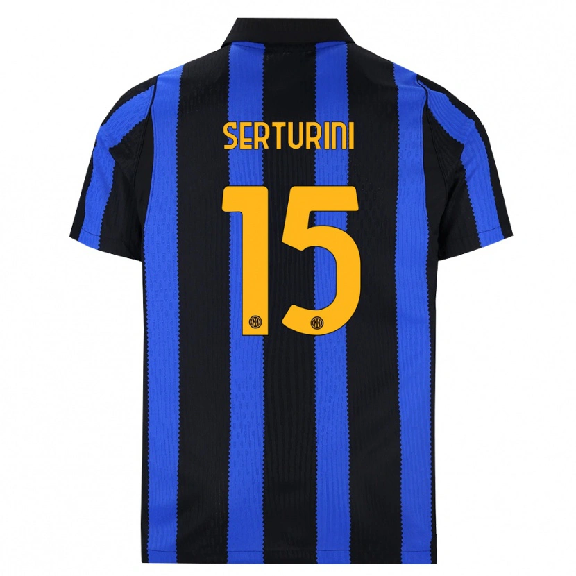 Danxen Damen Annamaria Serturini #15 Schwarz Blau Gelb Heimtrikot Trikot 2026/27 T-Shirt Österreich