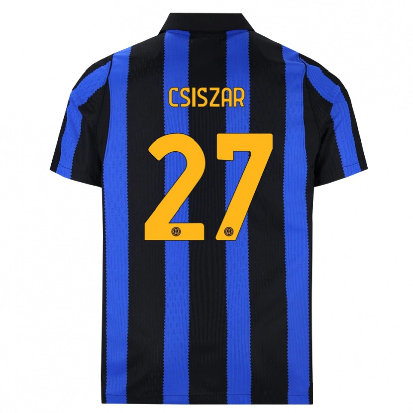 Danxen Damen Henrietta Csiszar #27 Schwarz Blau Gelb Heimtrikot Trikot 2026/27 T-Shirt Österreich