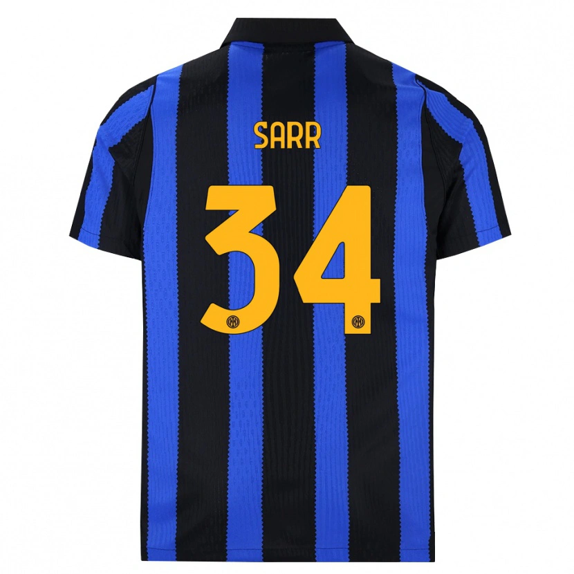 Danxen Damen Amadou Sarr #34 Schwarz Blau Gelb Heimtrikot Trikot 2026/27 T-Shirt Österreich