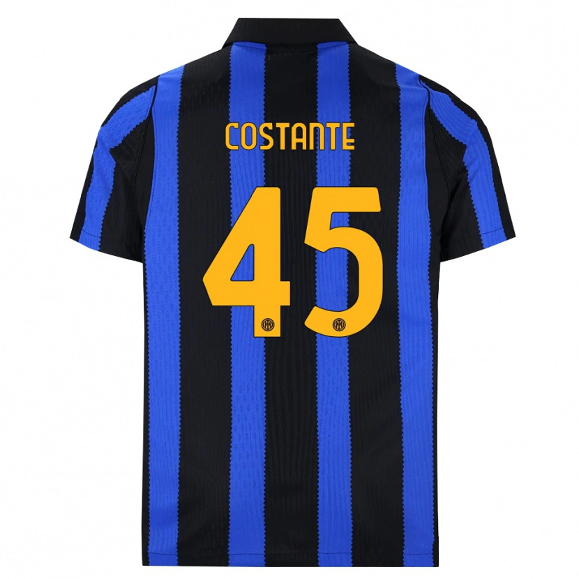 Danxen Damen Umberto Costante #45 Schwarz Blau Gelb Heimtrikot Trikot 2026/27 T-Shirt Österreich