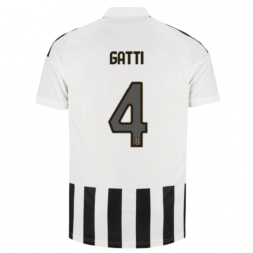 Danxen Damen Federico Gatti #4 Schwarz Weiß Braun Heimtrikot Trikot 2026/27 T-Shirt Österreich