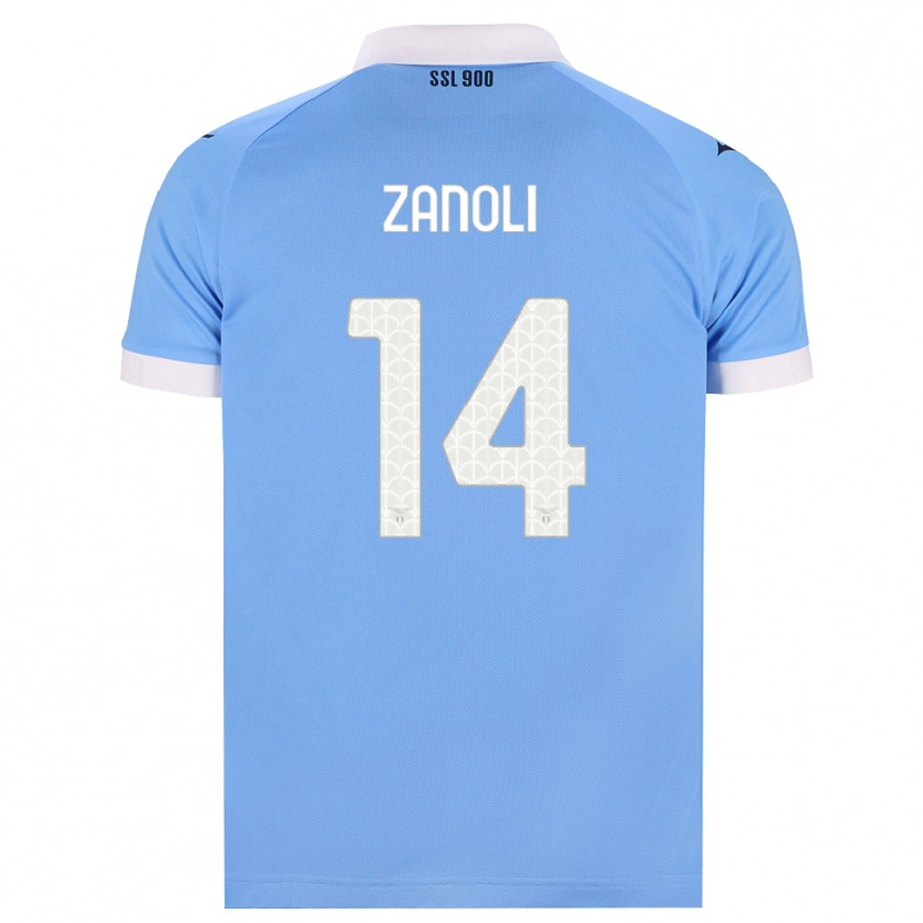 Danxen Damen Martina Zanoli #14 Hellblau Schwarz Weiß Heimtrikot Trikot 2026/27 T-Shirt Österreich