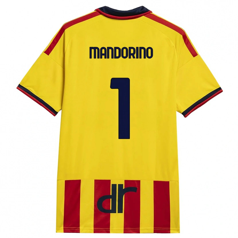 Danxen Damen Matteo Mandorino #1 Gelb Rot Heimtrikot Trikot 2026/27 T-Shirt Österreich