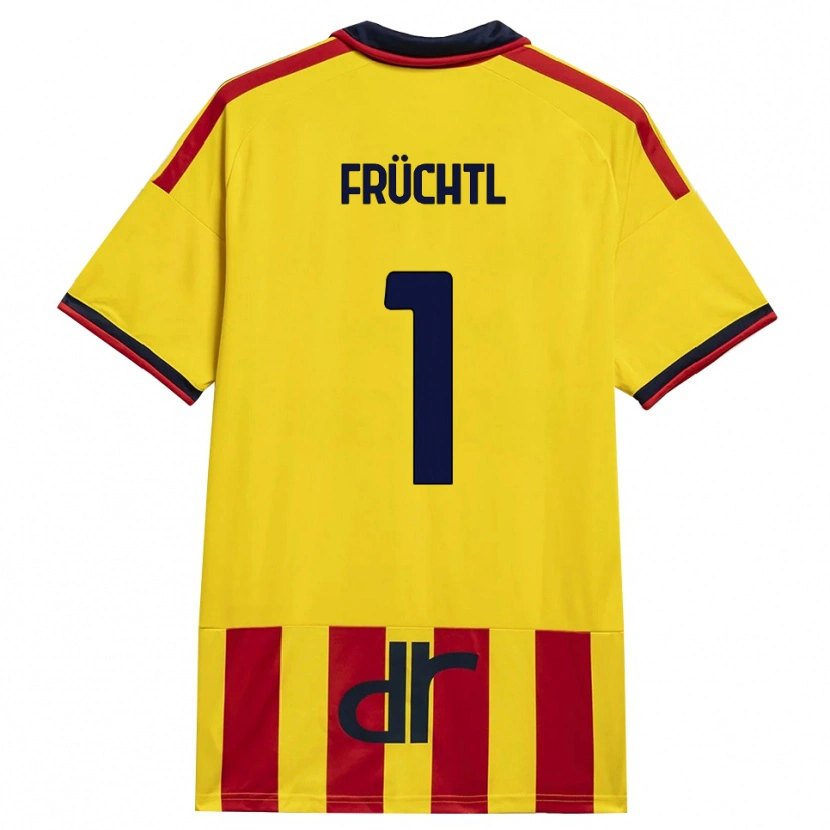 Danxen Damen Christian Früchtl #1 Gelb Rot Heimtrikot Trikot 2026/27 T-Shirt Österreich