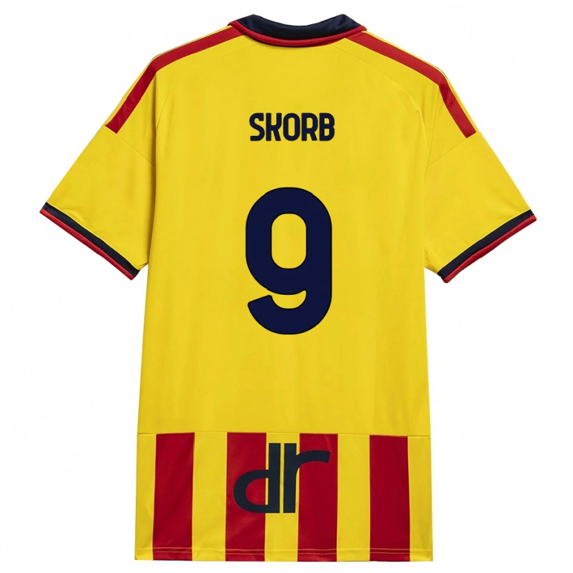 Danxen Damen Filip Skorb #9 Gelb Rot Heimtrikot Trikot 2026/27 T-Shirt Österreich