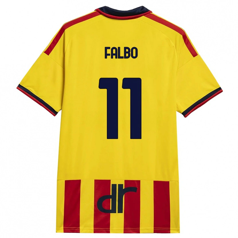 Danxen Damen Antonio Falbo #11 Gelb Rot Heimtrikot Trikot 2026/27 T-Shirt Österreich