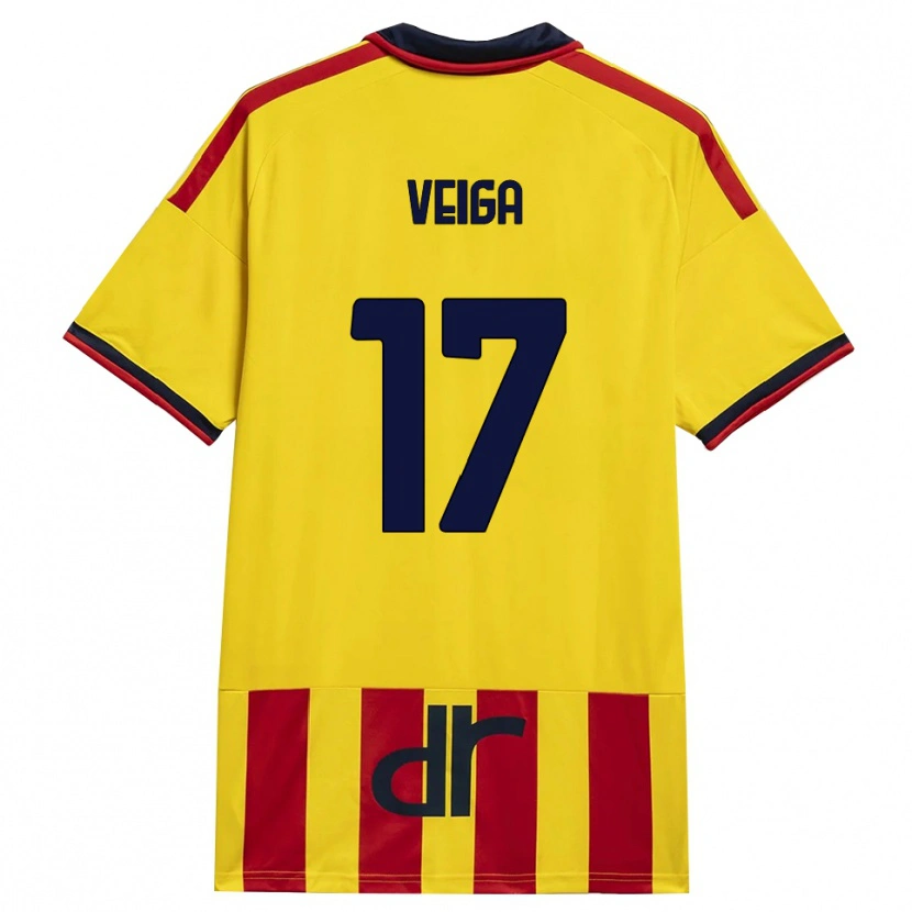 Danxen Damen Danilo Veiga #17 Gelb Rot Heimtrikot Trikot 2026/27 T-Shirt Österreich