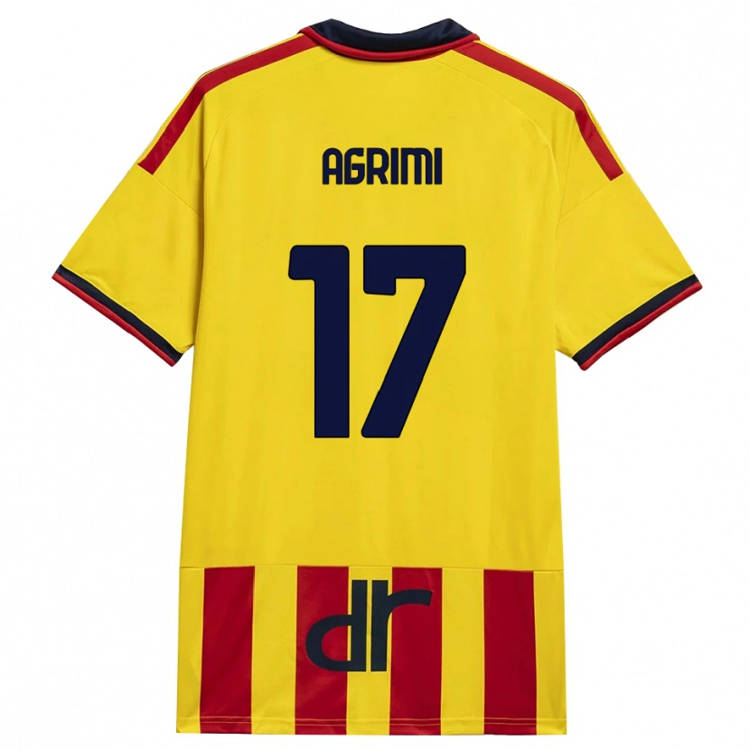 Danxen Damen Matteo Agrimi #17 Gelb Rot Heimtrikot Trikot 2026/27 T-Shirt Österreich