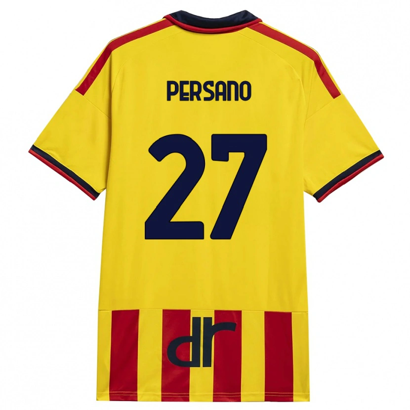 Danxen Damen Emanuele Persano #27 Gelb Rot Heimtrikot Trikot 2026/27 T-Shirt Österreich