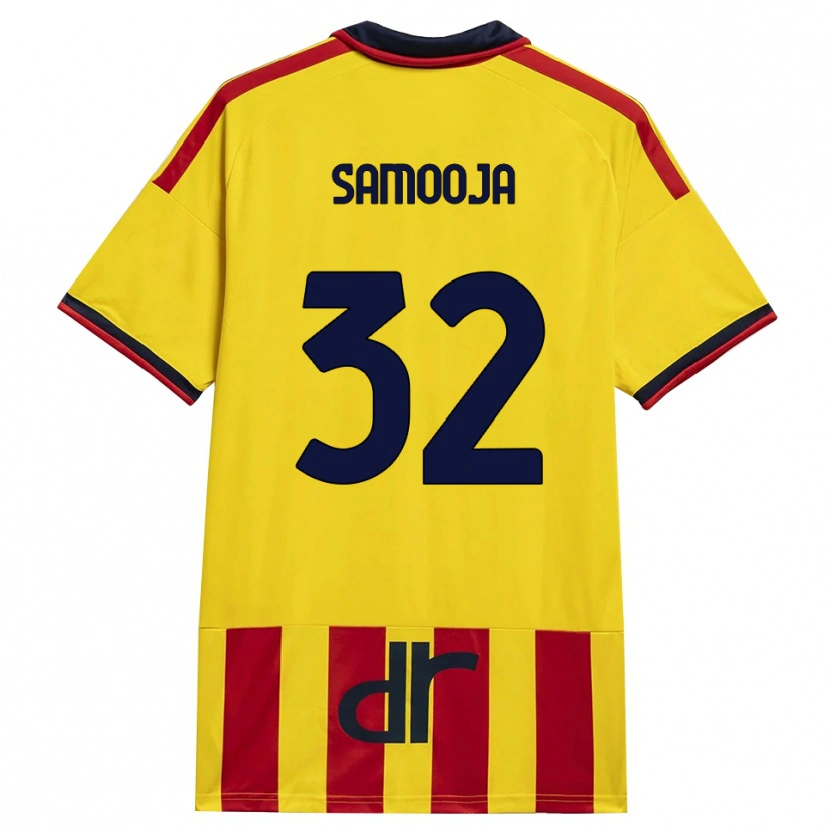 Danxen Damen Jasper Samooja #32 Gelb Rot Heimtrikot Trikot 2026/27 T-Shirt Österreich