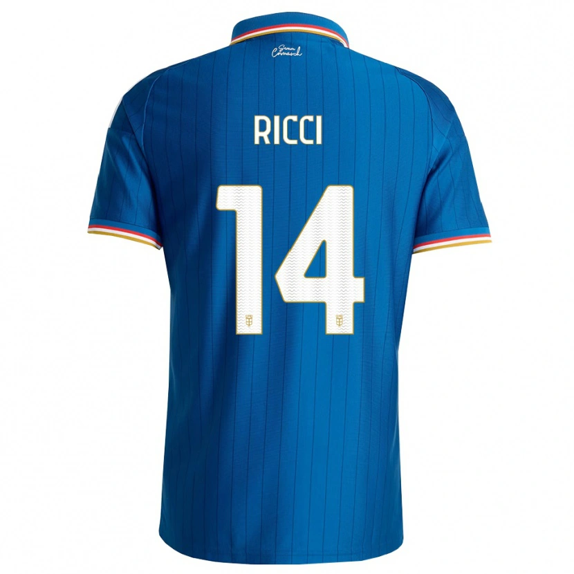 Danxen Damen Samuele Ricci #14 Blau Weiß Rot Heimtrikot Trikot 2026/27 T-Shirt Österreich