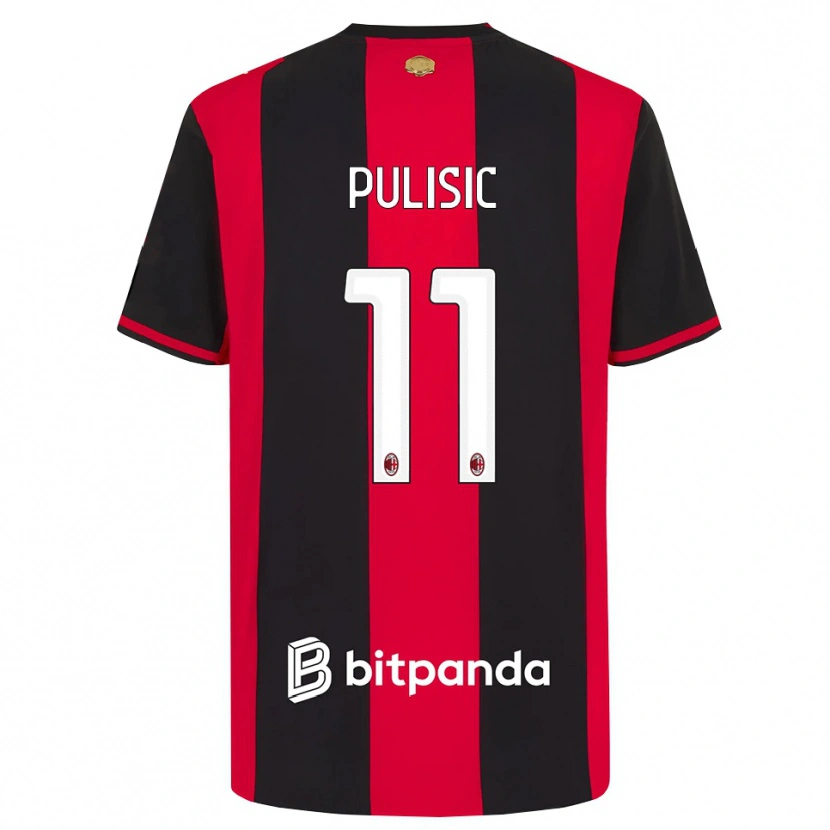 Danxen Damen Christian Pulisic #11 Rot Schwarz Weiß Heimtrikot Trikot 2026/27 T-Shirt Österreich