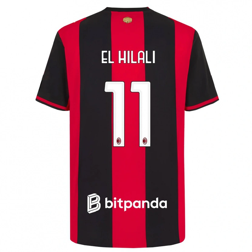 Danxen Damen Youns El Hilali #11 Rot Schwarz Weiß Heimtrikot Trikot 2026/27 T-Shirt Österreich