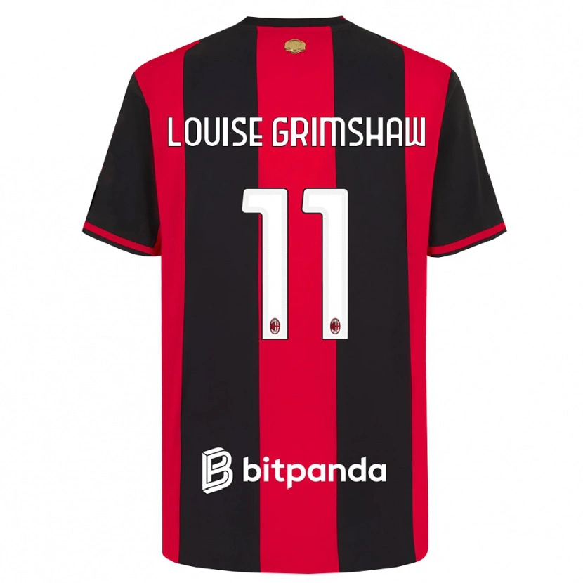Danxen Damen Christy Louise Grimshaw #11 Rot Schwarz Weiß Heimtrikot Trikot 2026/27 T-Shirt Österreich
