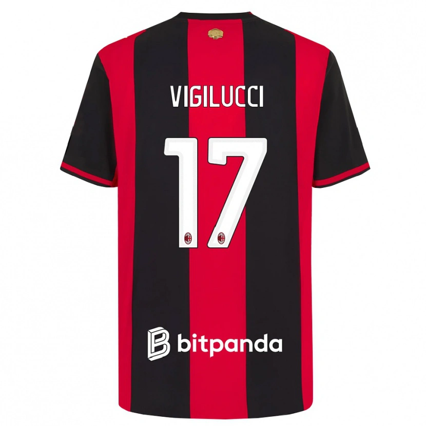 Danxen Damen Valery Vigilucci #17 Rot Schwarz Weiß Heimtrikot Trikot 2026/27 T-Shirt Österreich