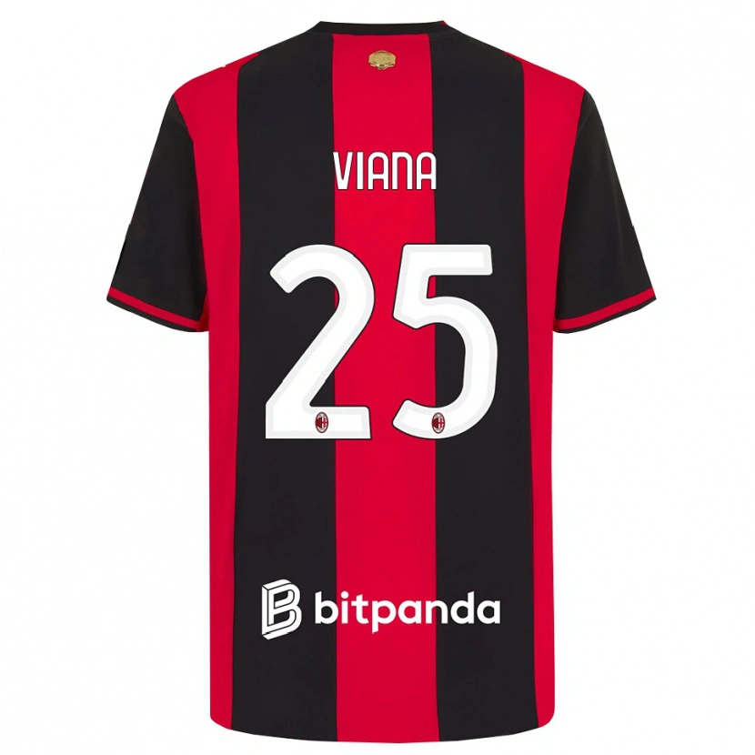 Danxen Damen Viana Seedorf #25 Rot Schwarz Weiß Heimtrikot Trikot 2026/27 T-Shirt Österreich