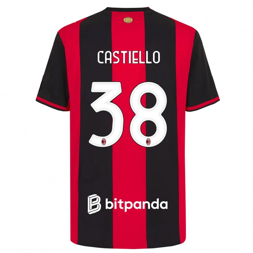 Danxen Damen Alex Castiello #38 Rot Schwarz Weiß Heimtrikot Trikot 2026/27 T-Shirt Österreich
