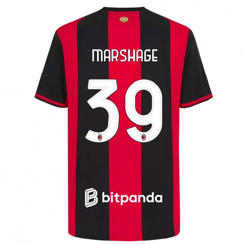 Danxen Damen Wilgot Marshage #39 Rot Schwarz Weiß Heimtrikot Trikot 2026/27 T-Shirt Österreich