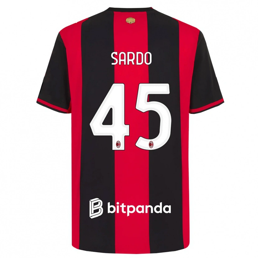 Danxen Damen Jacopo Sardo #45 Rot Schwarz Weiß Heimtrikot Trikot 2026/27 T-Shirt Österreich