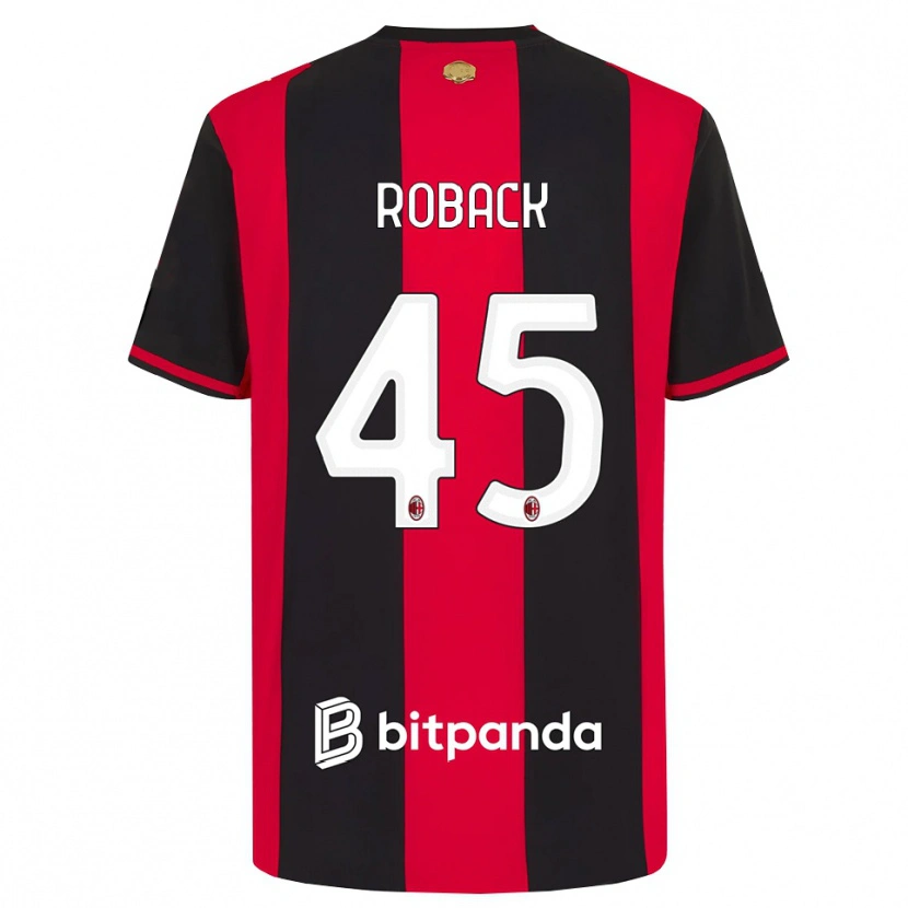 Danxen Damen Emil Roback #45 Rot Schwarz Weiß Heimtrikot Trikot 2026/27 T-Shirt Österreich
